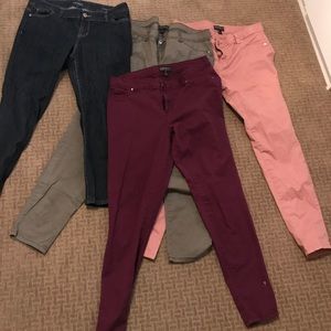 OLIVE, Mauve, Wine, dark denim, black (NP)